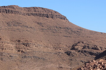 Mountains between Agdz and Ait Saoune in Morocco