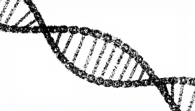 Abstract DNA Helix Genetic Code, Molecular Structure, Biology, Science - Powered by Adobe