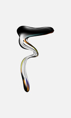 abstract letter F for logo and graphic elements