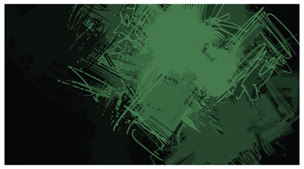 abstract dark green brush stoke background vector wallpaper