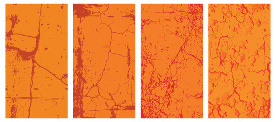 set of abstract grunge background vector wallpaper