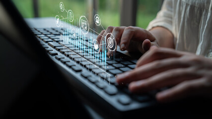 Project management dashboard showing project management strategy, planning, project management workflow, and project management team icons for better coordination. Spline