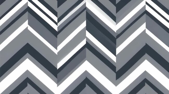 Dynamic Gray Scale Zigzag Pattern with Swirling Interruption visual for creative projects