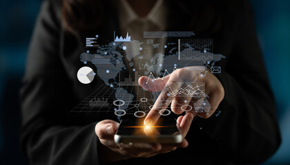 Global business data analysis and market research report. Using analytics and statistics for...