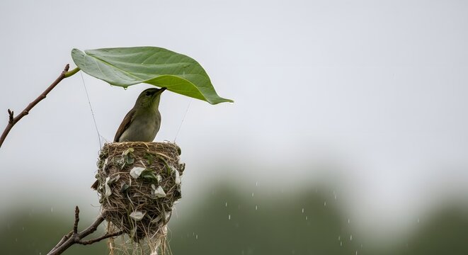 A documentary-style wildlife scene highlighting protective instinct in nature