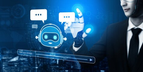 AI chatbot assistant uses LLM and deep learning to deliver smart business support with explainable...