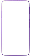 3D素材_スマートフォン_パープル