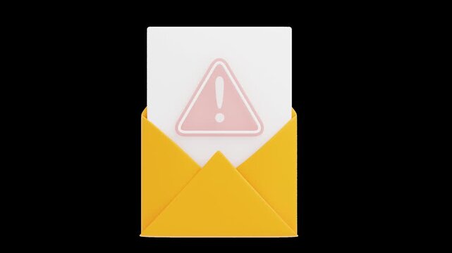 3D Scam Message Identify | Alpha Channel
