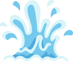 Illustration of Ocean Waves vector shape