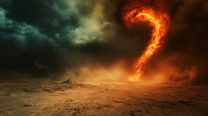 Abstract fire vortex graphic design