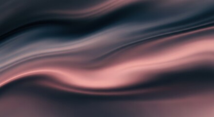 Abstract flowing silky fabric with smooth waves and gentle pastel hues highlighting elegance and