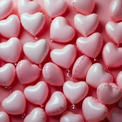 heart shaped balloon background