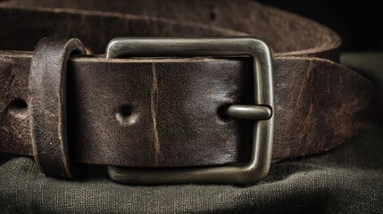 constriction. Over-tightened leather belt leaving deep impression marks on surface. lifestyle magazines, social media lookbooks, designed for lifestyle magazines and social media content.