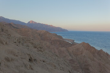 view from the top of the mountain