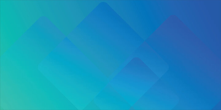 Abstract Blue Teal Gradient With Geometric Diamond Shapes For Modern Background And Design EPS10