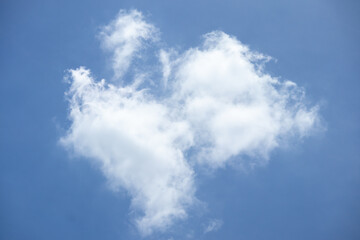 beautiful blue sky with clouds background