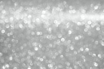 Abstract silver glitter sparkle texture with bokeh background