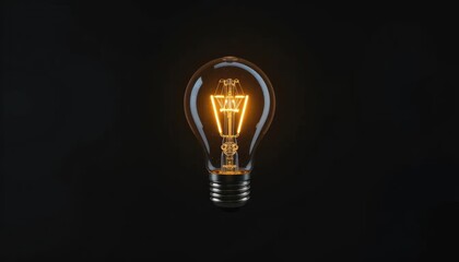 Glowing Filament An Illuminating Vision of Innovation and Ingenuity