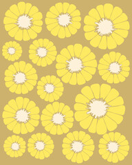 Cutaway half of corn maize pattern vegan food healty  background layout illustration banner print art editable