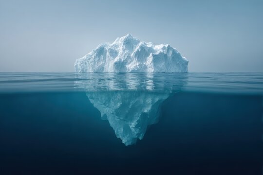 iceberg in the ocean