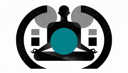 Geometric Serenity - Mental Wellness Meditation