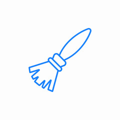 paint brush icon sign vector