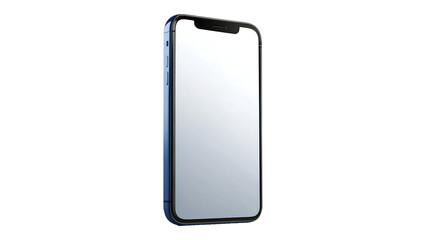 Modern smartphone isolated on transparent background for communication and technology
