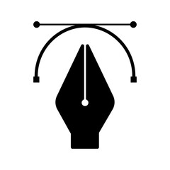 pen tool icon graphic icon vector