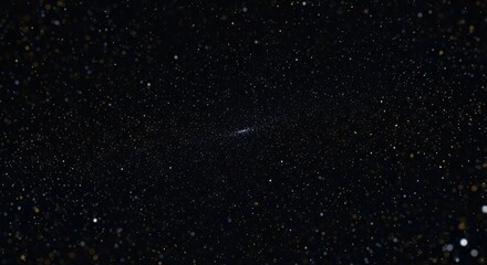 Infinite space background filled with glowing particles, a cosmic dust overlay