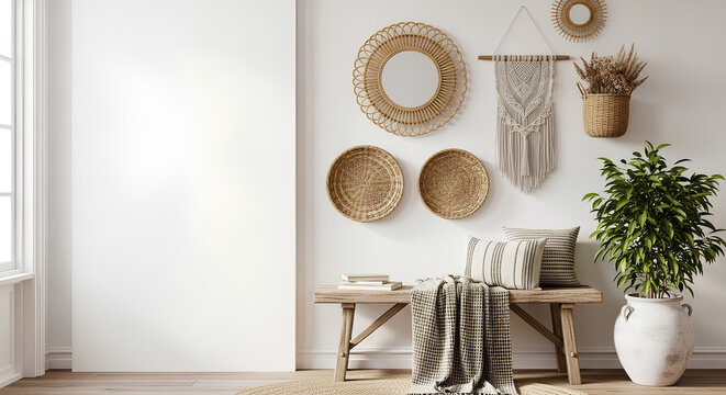 Modern luxury home interior design with wooden furniture, dining room table, and living room seating