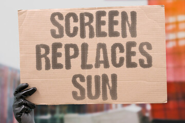 "Screen Replaces Sun" Devices substitute outdoor activities. GADGET.DEVICE.TECH.INSIDE.PALE.