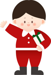 홀리데이 캐릭터 일러스트