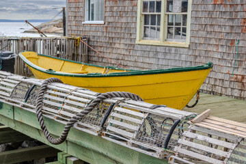 Obraz premium old fishing boats