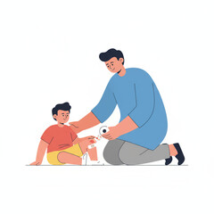 Father-Child Physical Therapy and Support