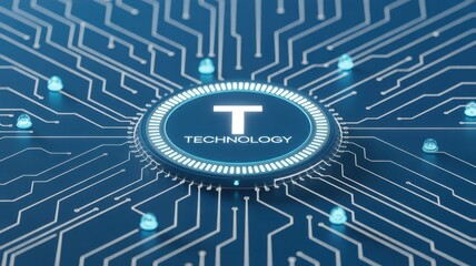 Circuit Board's Technological Vista: A mesmerizing close-up of a circuit board pulses with innovation, showcasing the core of modern technology, with illuminated details.