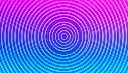 Hypnotic Gradient Circles - A Mesmerizing Visual Journey into Depth.