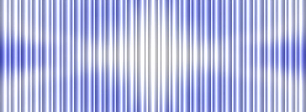 Illustration of abstract background with vertical lines in shades of blue and white creating a modern design