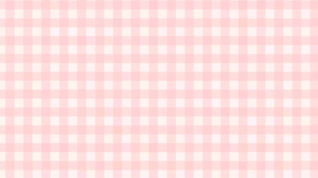 Soft Pink Checkered Pattern for Backgrounds and Designs