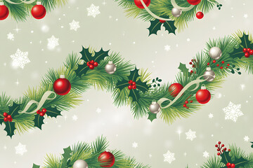 christmas background with christmas tree