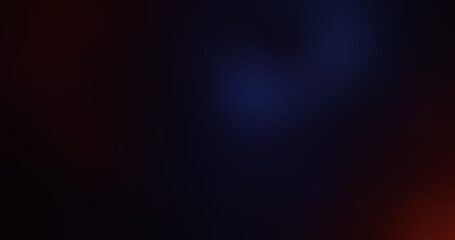 Abstract Dark Gradient Background with Soft Blue and Orange Light Blurs, Moody and Atmospheric Digital Texture for Elegant and Modern Graphic Design or Overlay