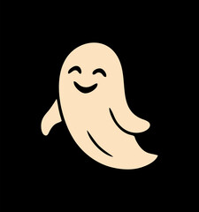 Halloween ghost character collection with flat design. Ghost Flat Design