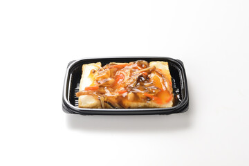 厚揚げキノコ餡かけ
