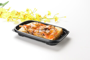 厚揚げキノコ餡かけ
