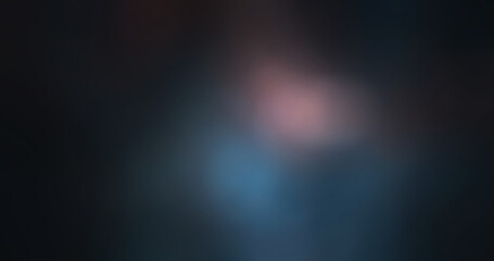 Abstract Blurred Background with Soft Gradient Hues in Dark Blue, Purple, and Pink, Creating a Dreamy Defocused Light Effect