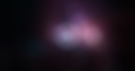 Abstract Blurred Purple and Pink Light Leak on Dark Background with Soft Ethereal Glow, Bokeh Effect for Creative Overlays and Modern Designs