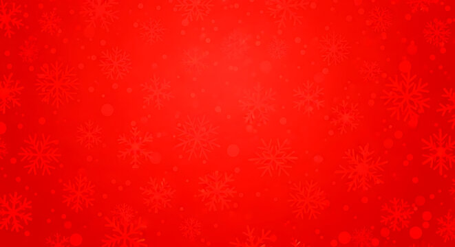 Vibrant red background with subtle snowflake patterns for festive designs