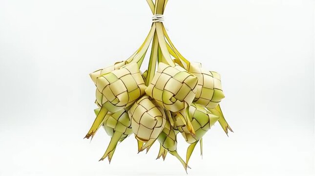 Bundle of Ketupat A Traditional Rice Cake Delight