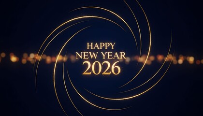 Joyful Message with Sparkling Lights in a Festive Atmosphere