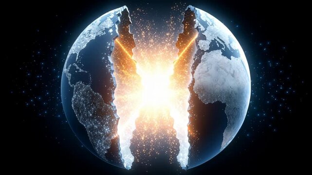 Rising geopolitical competition and global geopolitical tension concept. Intense rivalry and growing concerns between countries.