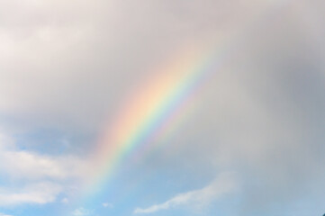 Rainbow across the sky